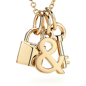 60 Lock and Key Necklace Vermeil Gold Key Charm Pendant- 18k gold over sterling silver Small Gold Key Pendant Gold Spade Lock Key Charm